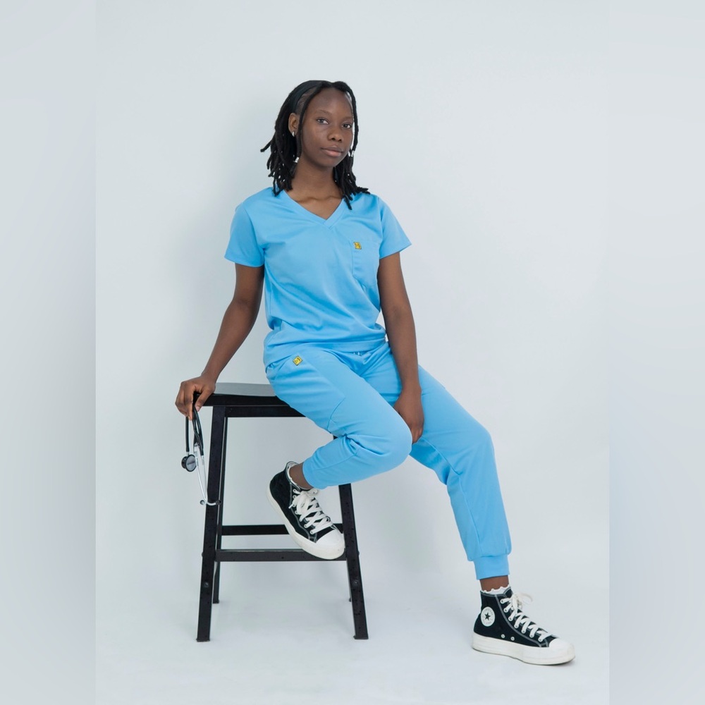 SMALL Size Top and Jogger Scrub Set